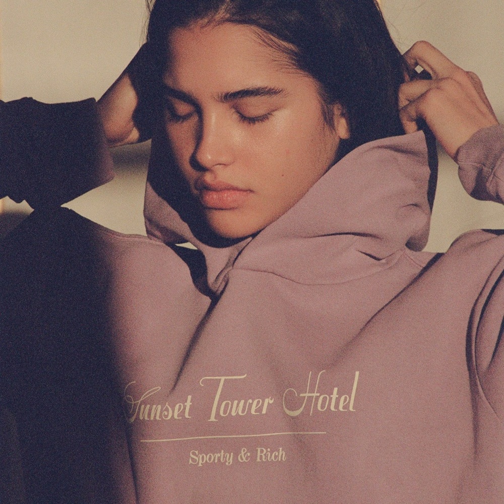 Sporty & Rich x Sunset Tower Hotel Hoodie M NWT